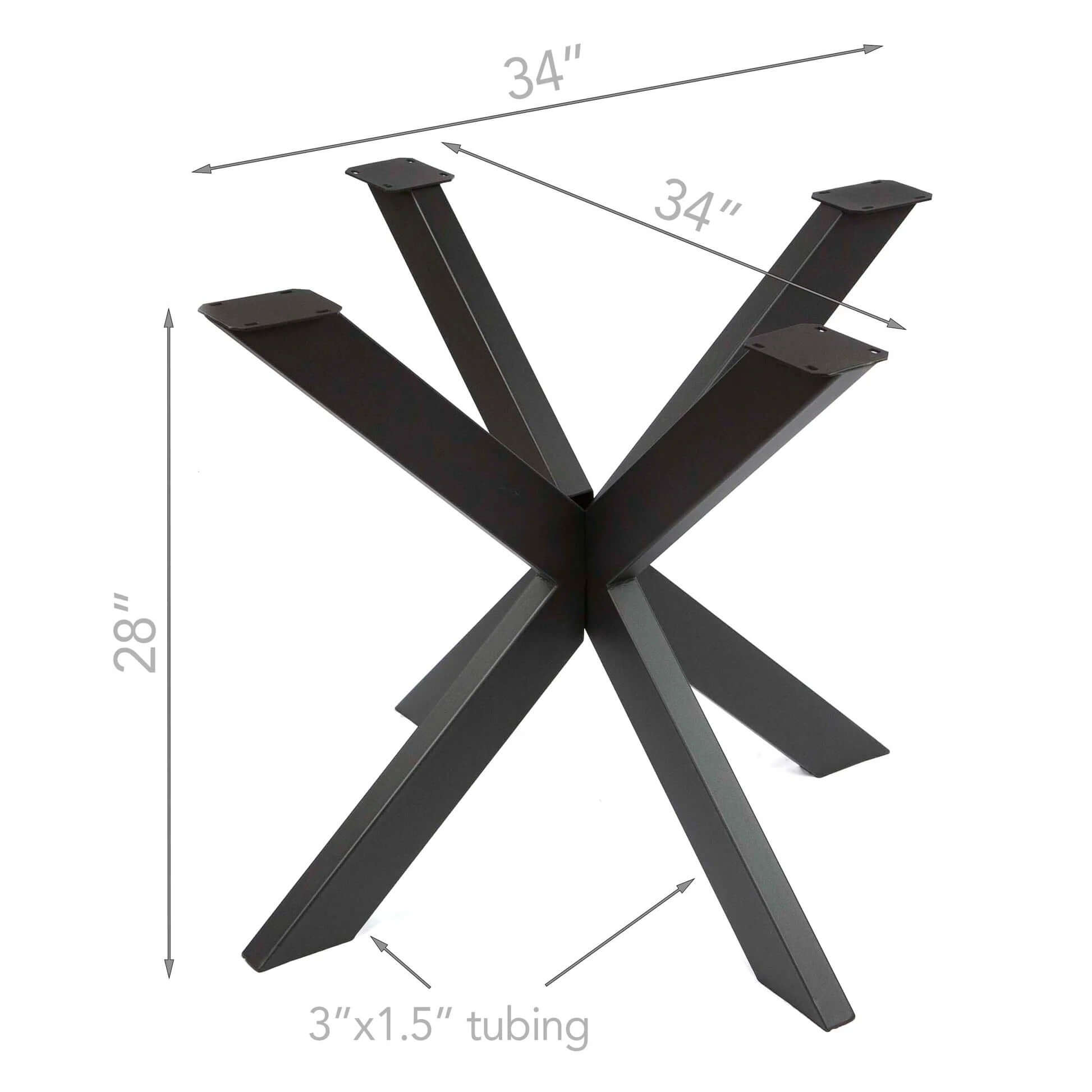 ST2611 Starburst Spider Round Dining Table Legs