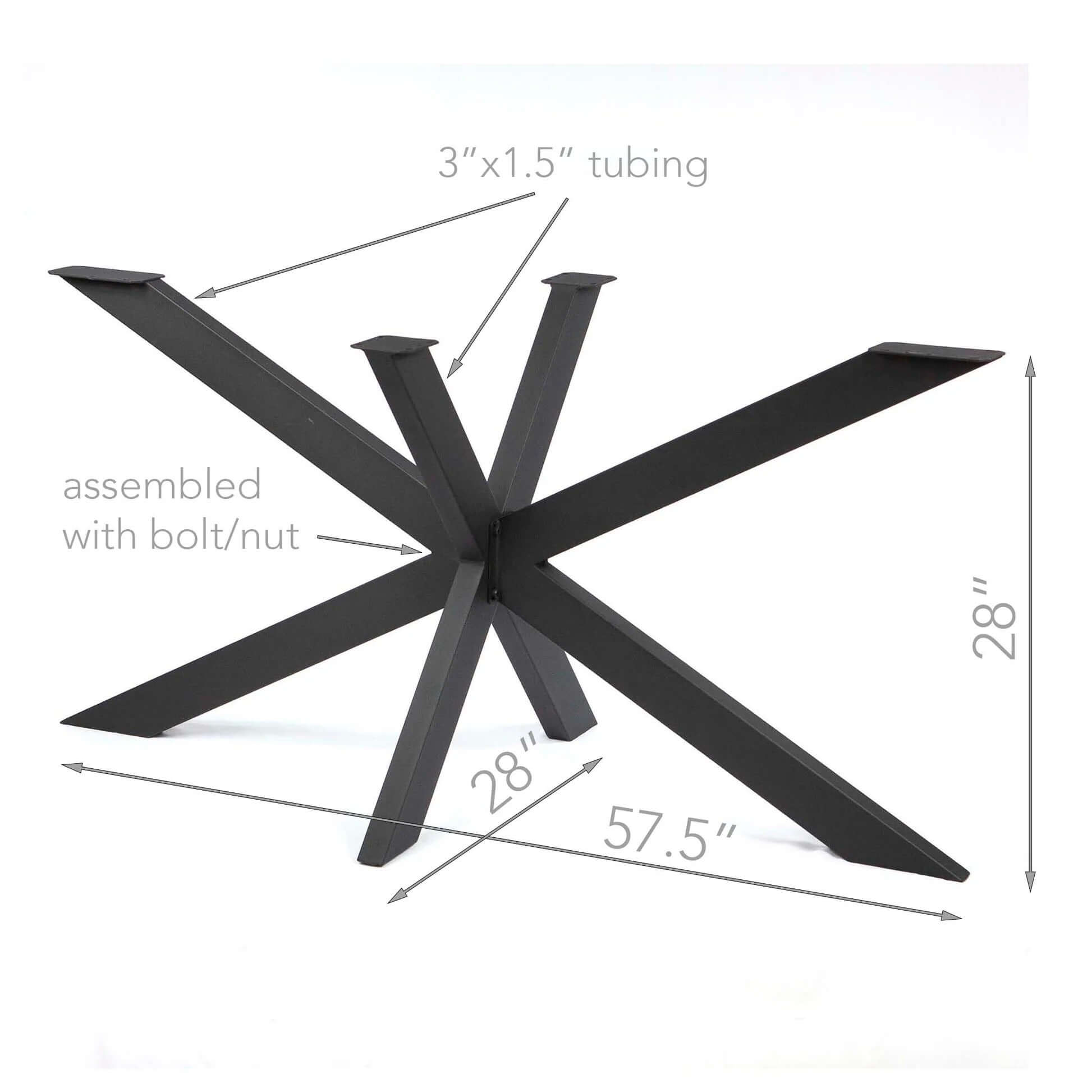 ST2610 Starburst Spider Dining Table Legs