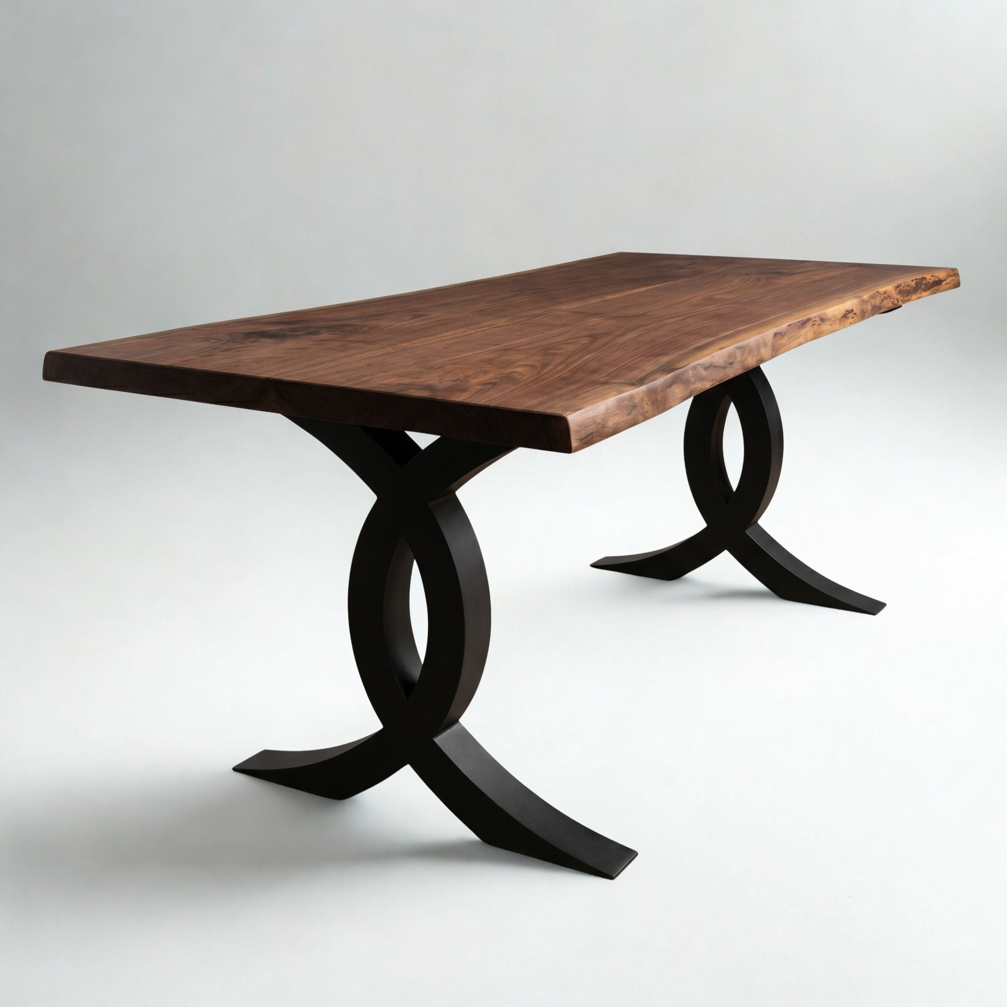 G801396 Flowy Double C-Shaped Dining Table Legs