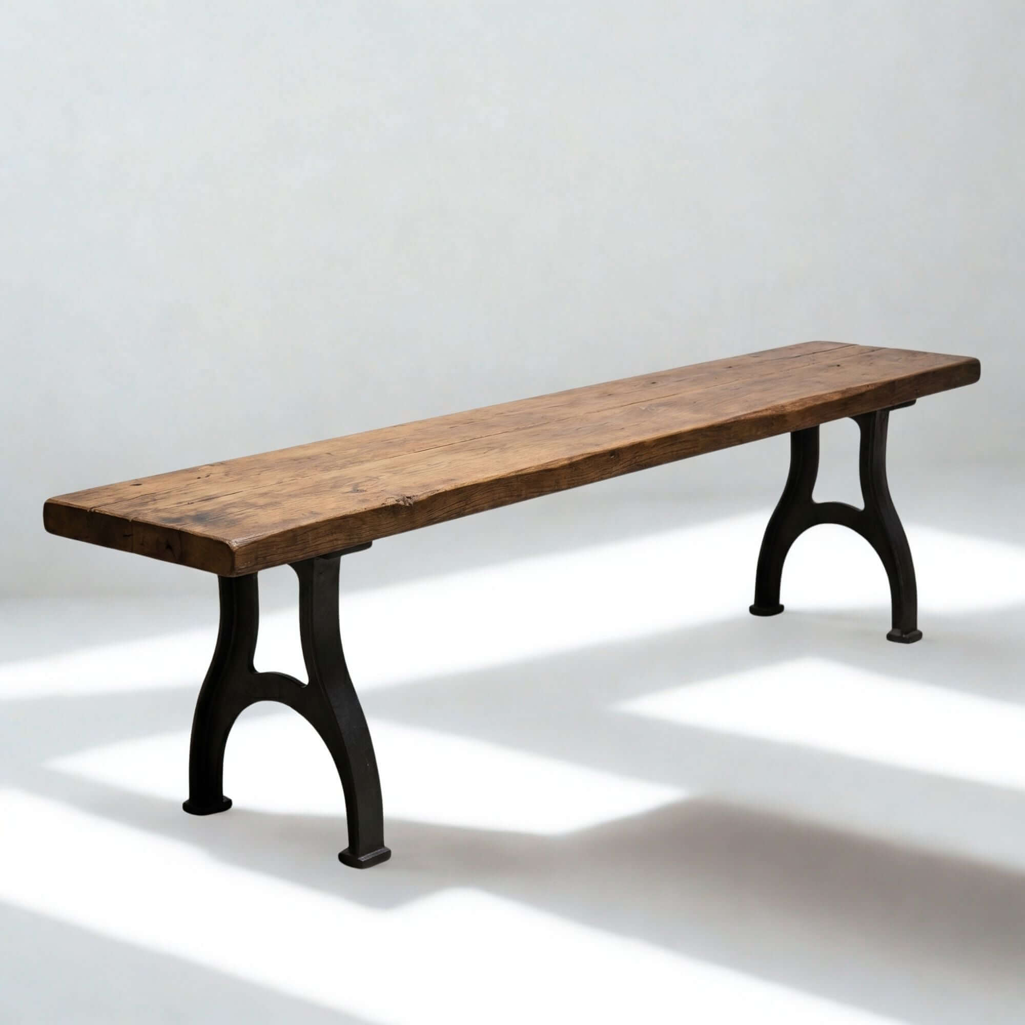 YW-CL-005-420MM, Super Heavy Duty Cast Iron Bench Legs 42cm Tall