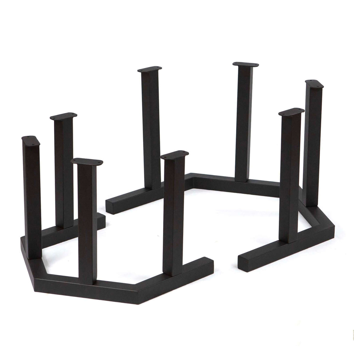 Hex-Shaped Round Nesting Coffee Table Legs, Set/2, SS010