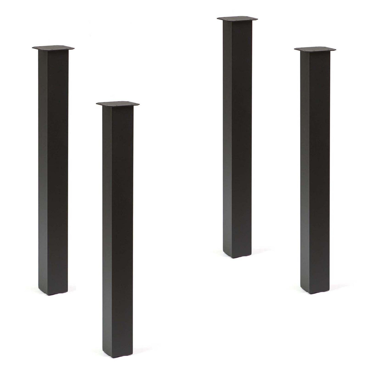 Counter height steel store table legs