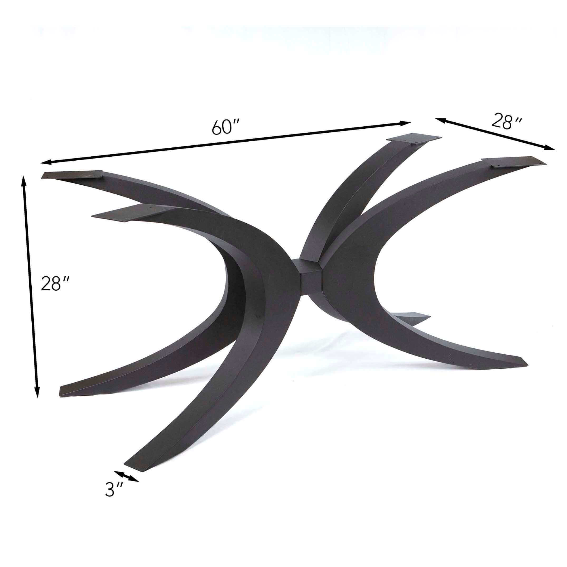 ST3010 - Flowy Butterfly Shaped Dining Table Bases