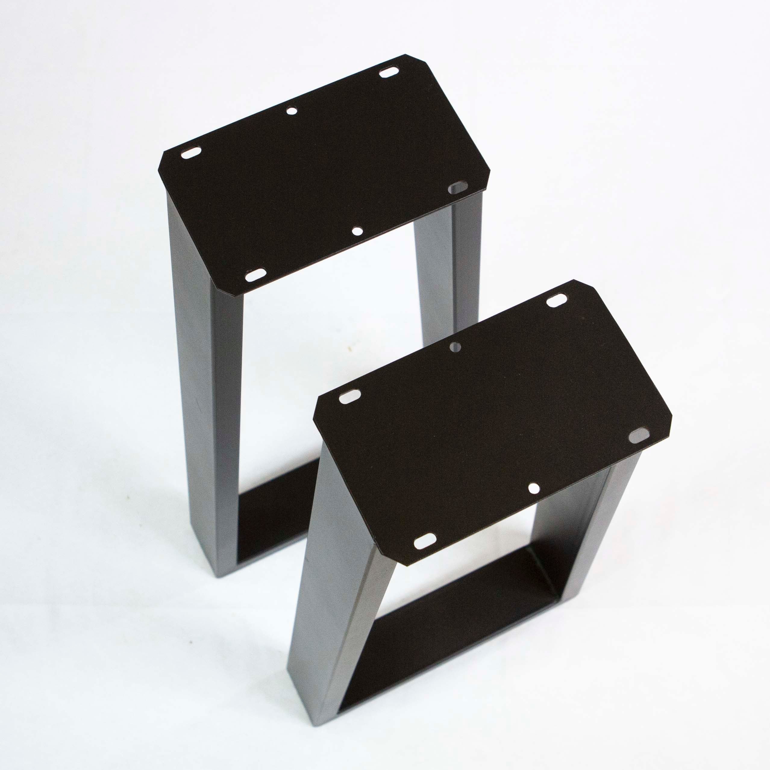 SS230 Trapezoid Console Table Legs, 1 Pair 71cm X 21cm